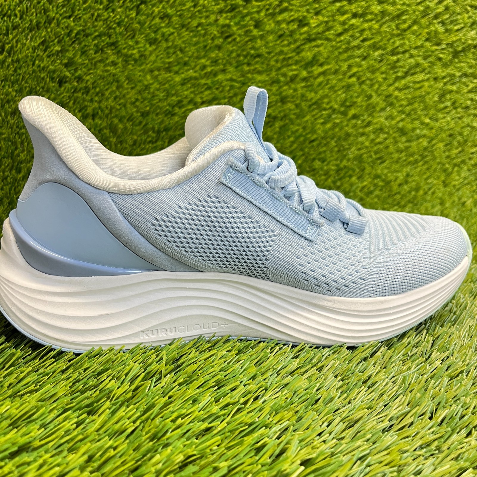 Kuru Atom 2 Womens Size 6.5 Blue White Athletic Running Walking Shoes Sneakers
