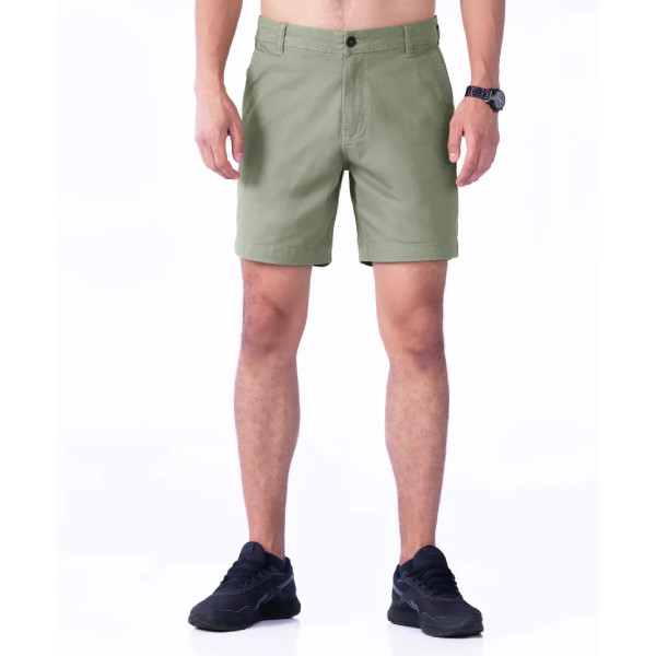 Mens Flex Stretch Chino Shorts Slim Fit Casual Summer Golf Beach Shorts