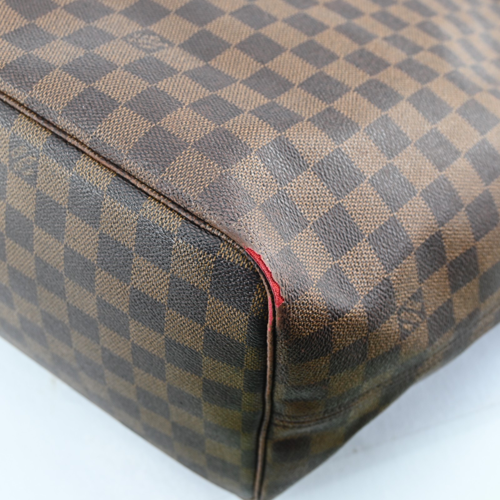 LOUIS VUITTON Damier Ebene Neverfull GM Tote Bag N51106 LV C1965YR806