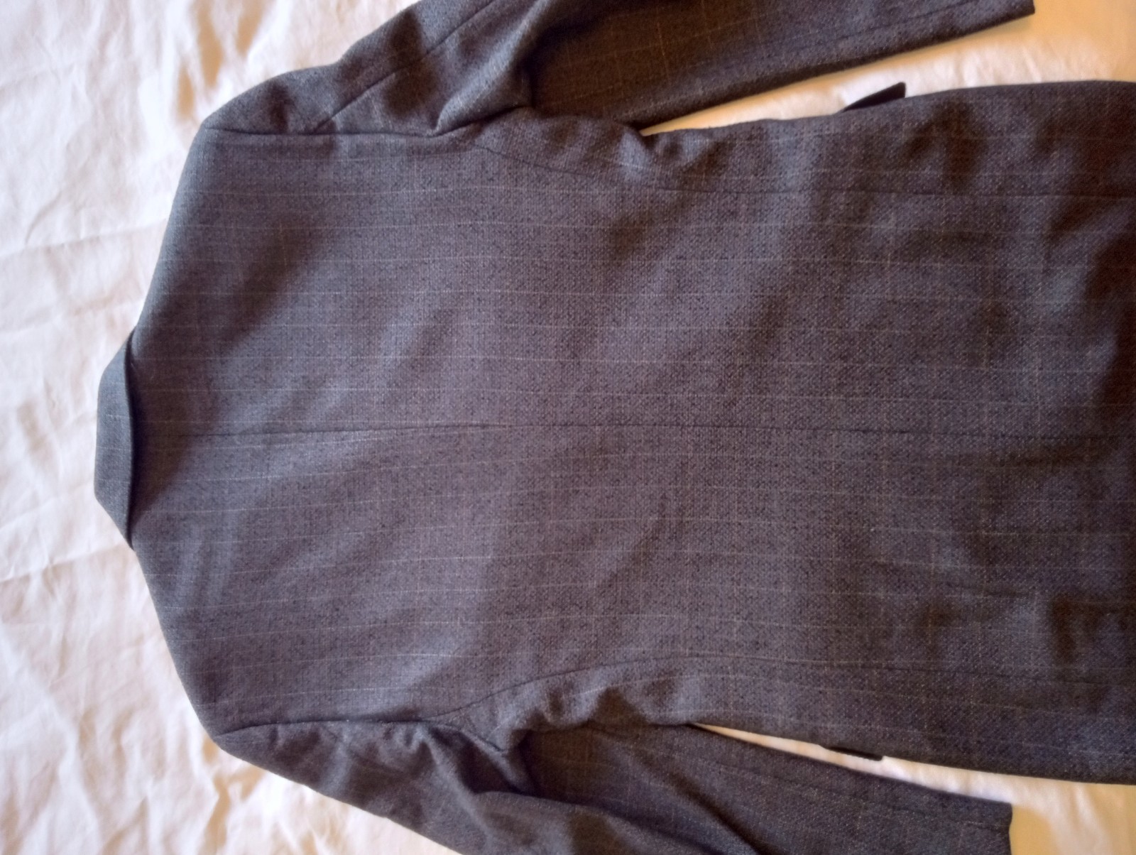 Pronto Uomo Blue & Charcoal Windowpane Silk Wool Sportcoat Blazer 37R