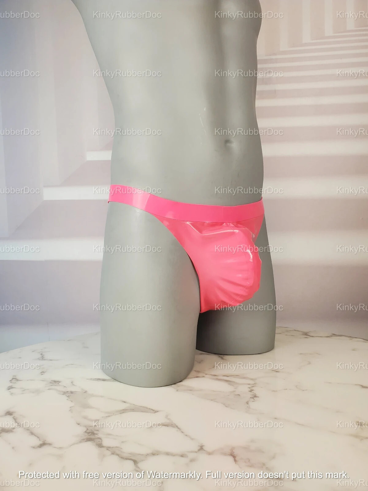Handmade Latex Rubber Jockstrap or G-String Thong Custom color