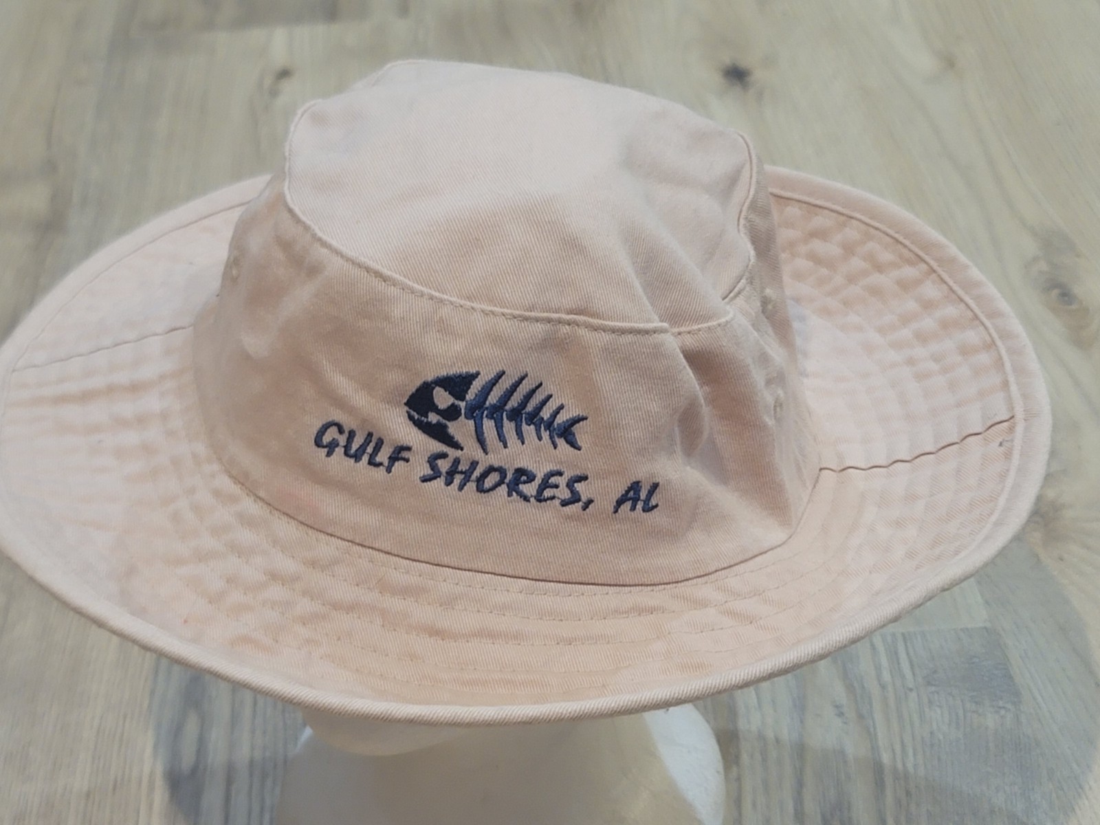 Gulf Shores AL Bucket Hat Beige Size S By Alvin’s Island