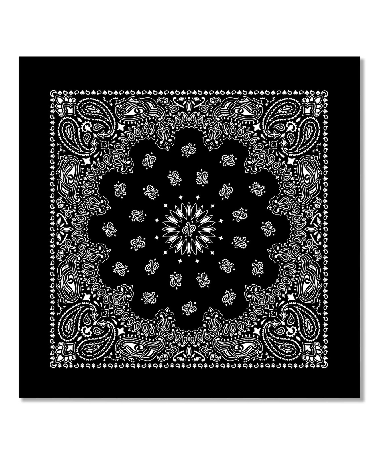 Bycc Bynn Large 27×27 Inch Bandana – 4 Pack 100% Cotton Bandanas for Men & Women