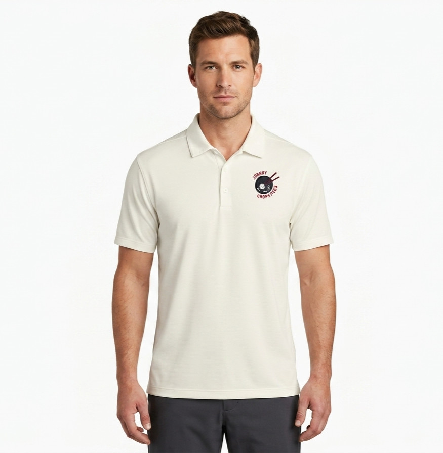 NWT Nike Golf Mens Off-White Tour Performance Sphere Dry Diamond Polo Shirt L