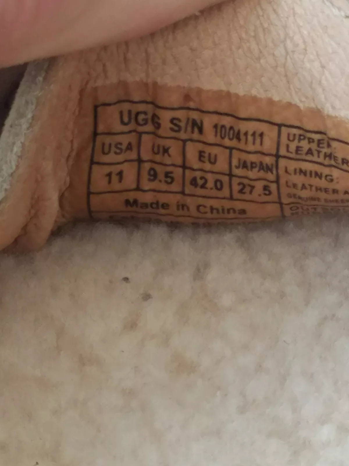 UGG Chivon Ivory Leather Removable Insole Espadrille Flat Moccasin Shoes Size 11