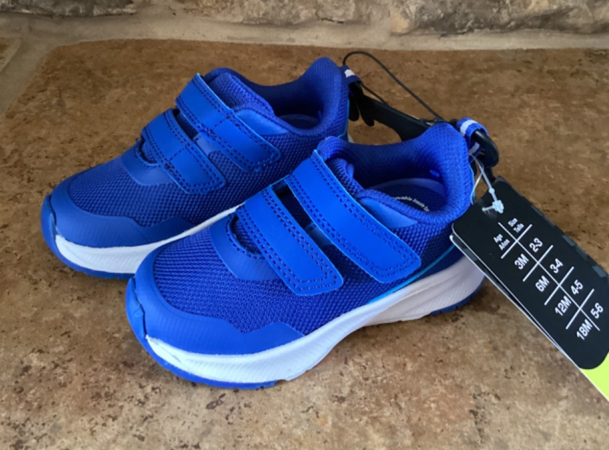 Infant Athletic Works Sneaker Size 5 Royal Blue Removable Insole New