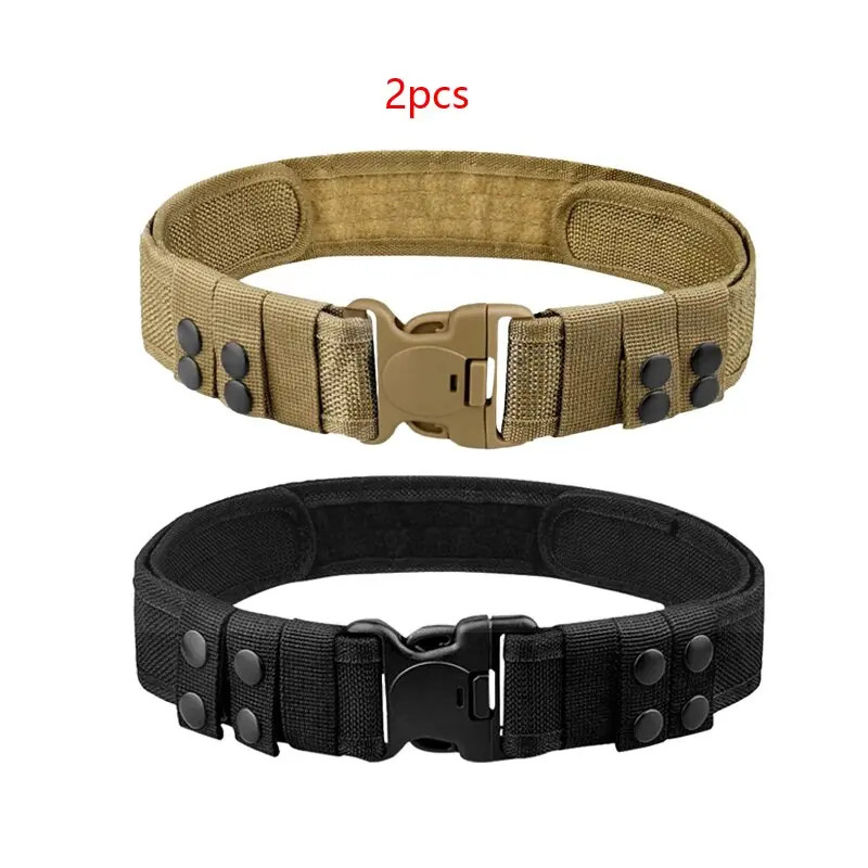 1Pc Quick Release Tactical Belt for Men Fashion Style Combat Belt for Outdoor Ac