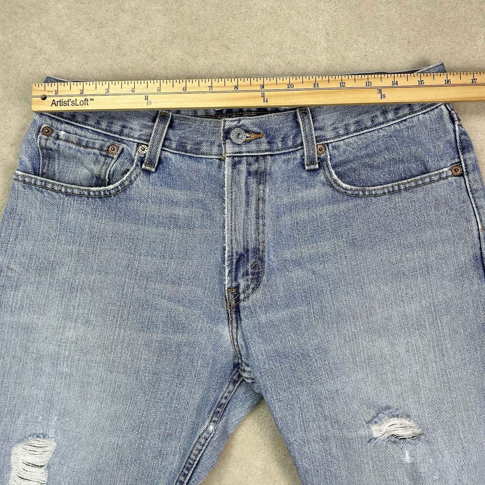 Vintage 90s Levi’s 527 Low Rise Bootcut Jeans Mens 32×32 Denim Faded Distressed