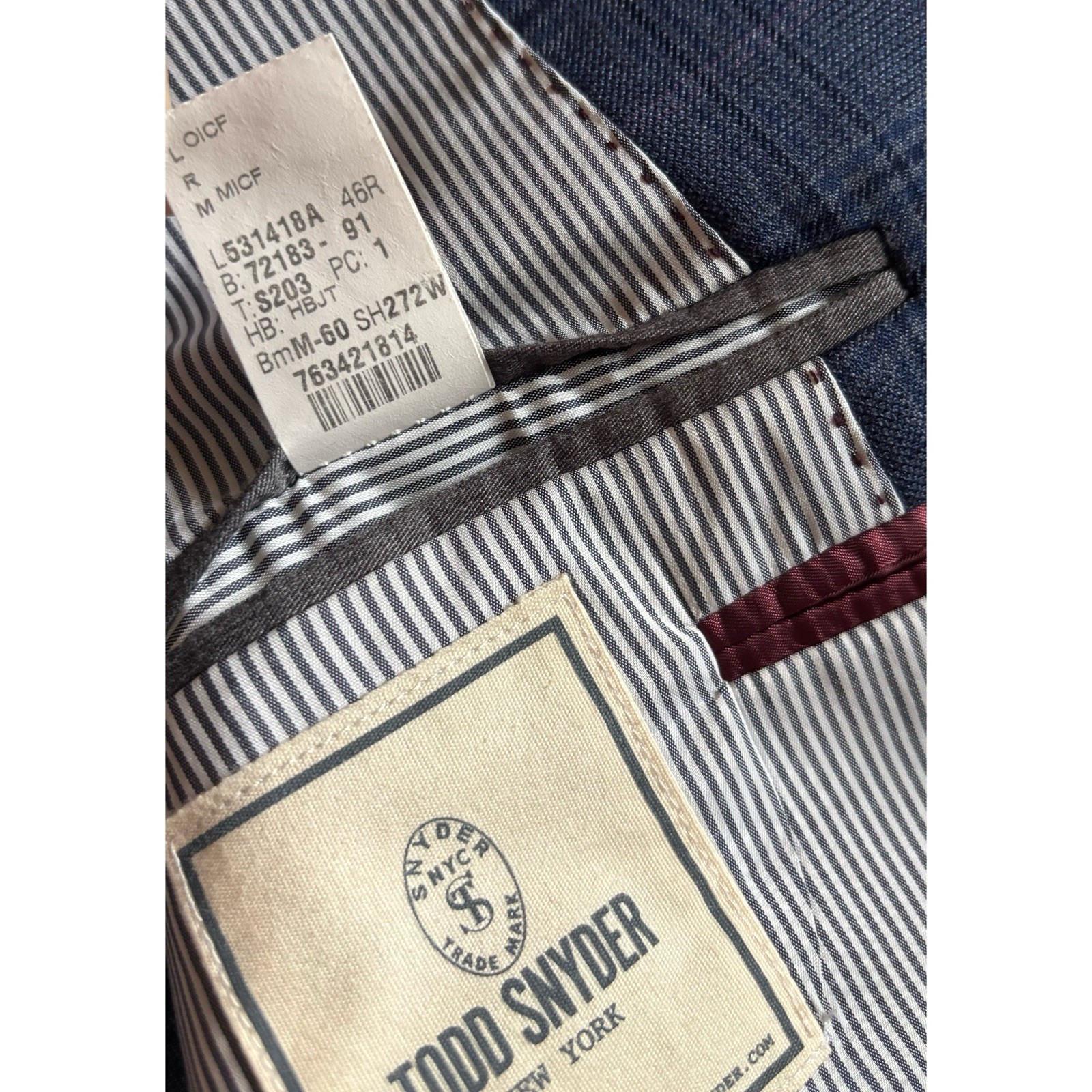 Todd Snyder Classic Wool Mayfair Fit Sport Coat Size 46R ~ Pristine