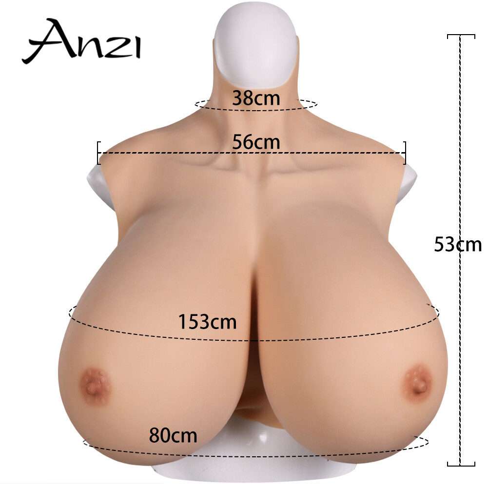 Z Cup Huge Boobs Silicone Breast Forms Breast plate For Crossdresser Drag Queen