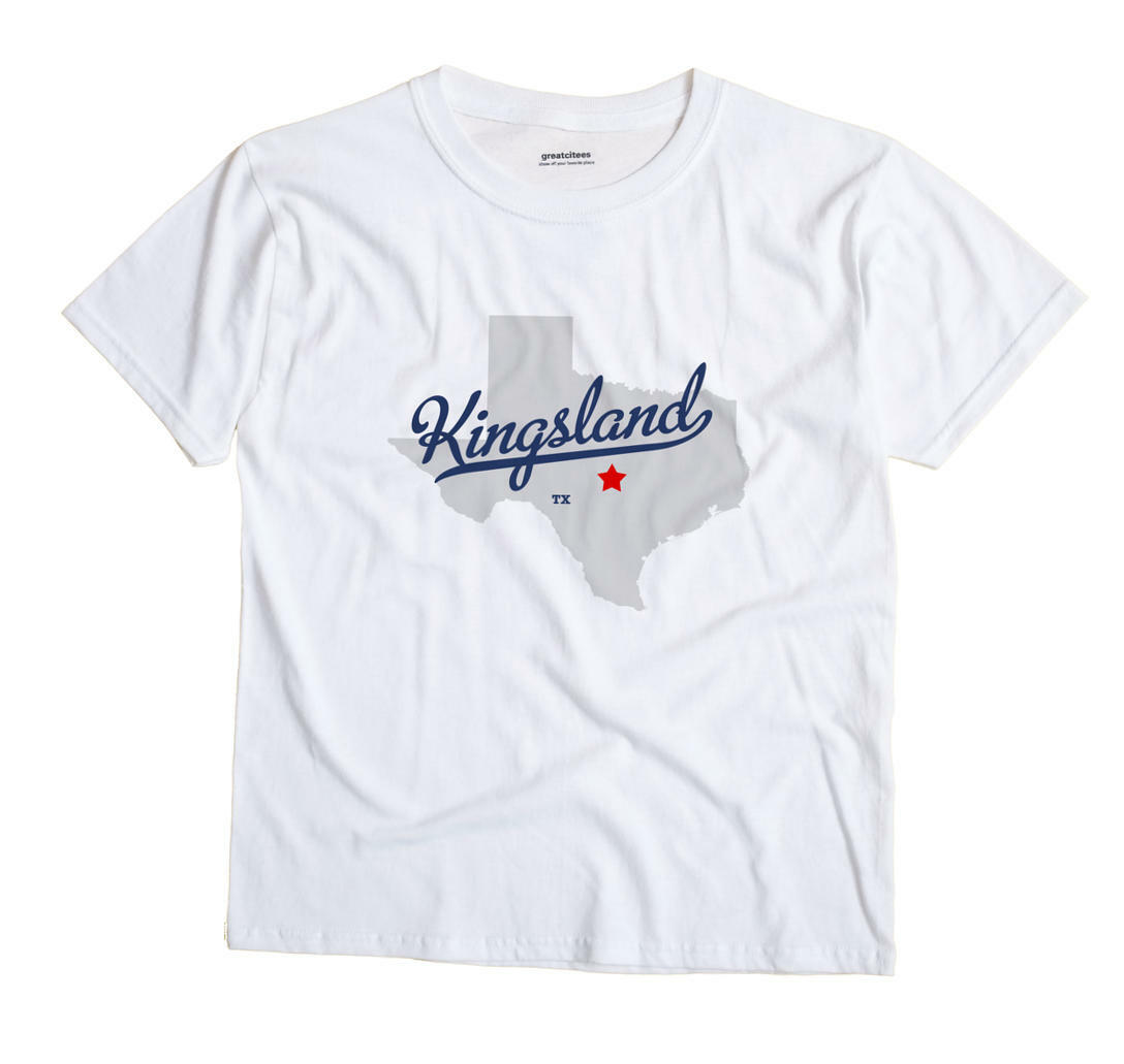 Kingsland Texas TX T-Shirt MAP