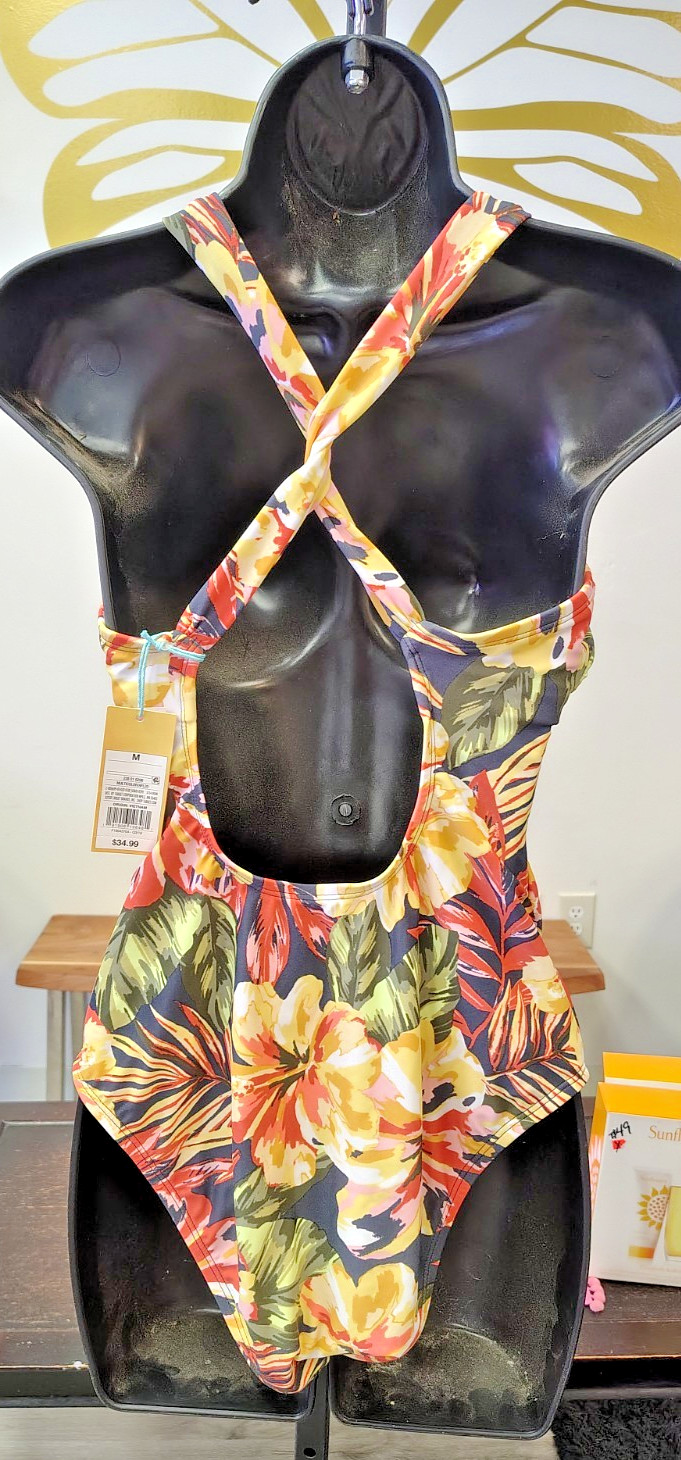 Beautiful Full Coverage New with Tags (NWT) Kona Sol Women’s One-Piece Swimsuit