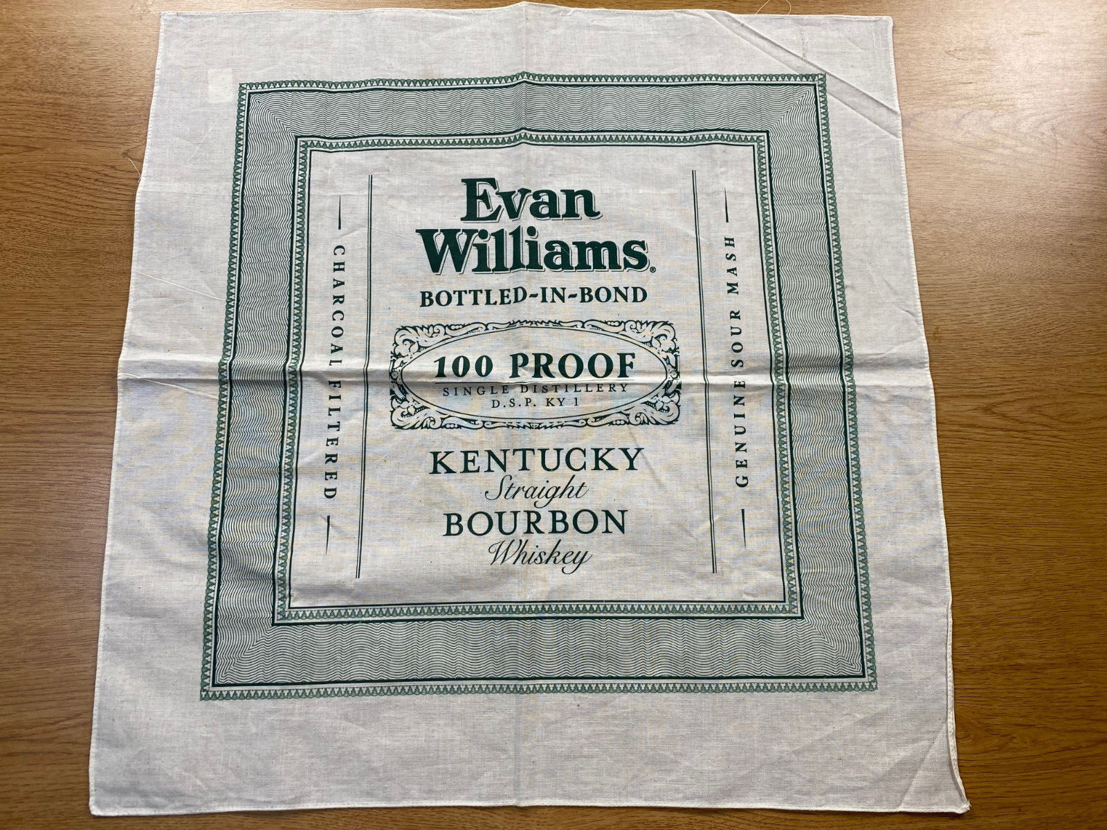 Evan Williams Bandana 22″x22″ (Handkerchief, Flag)