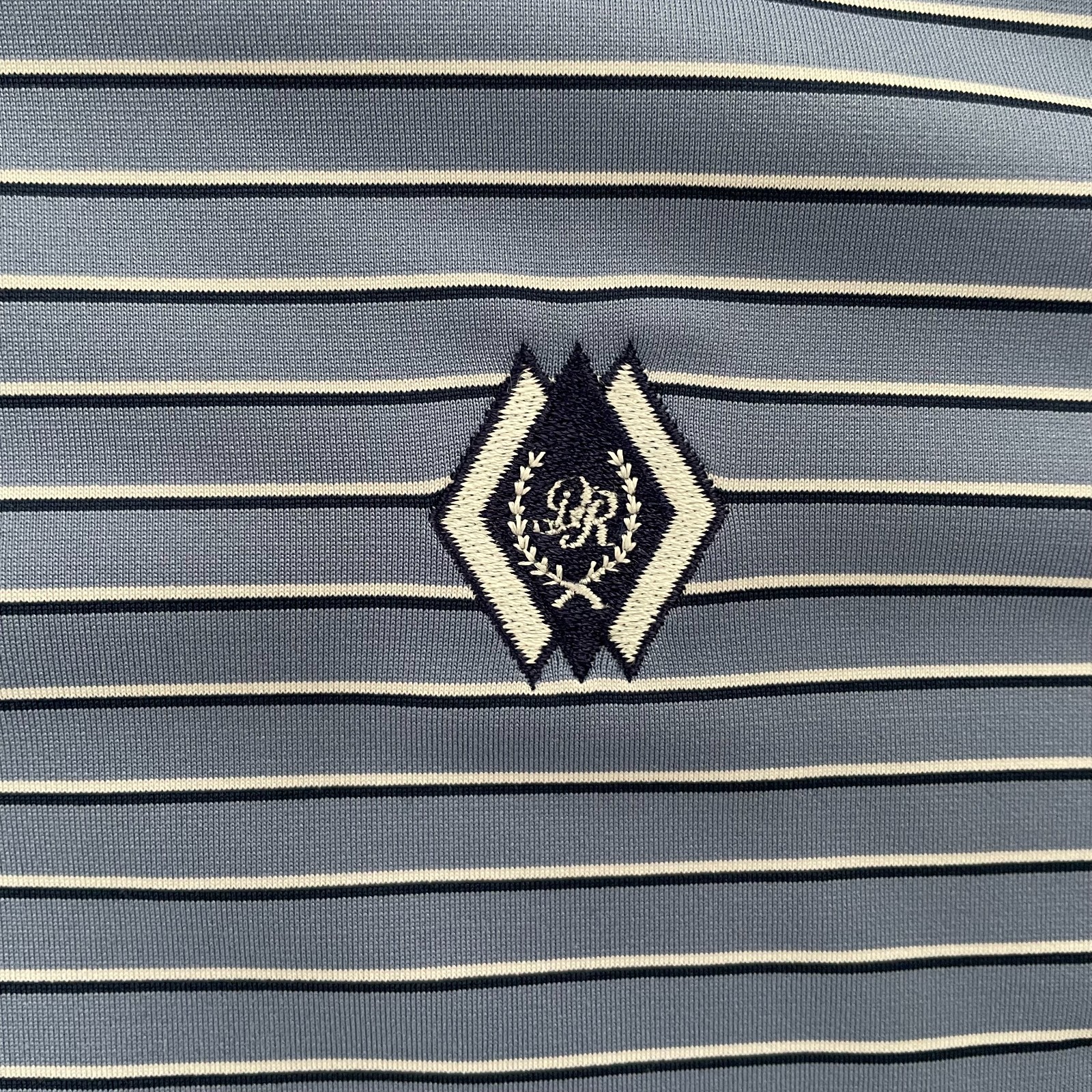 Holderness & Bourne Shirt Adult Large Blue Polo The Sutton Diamond Run Golf Club
