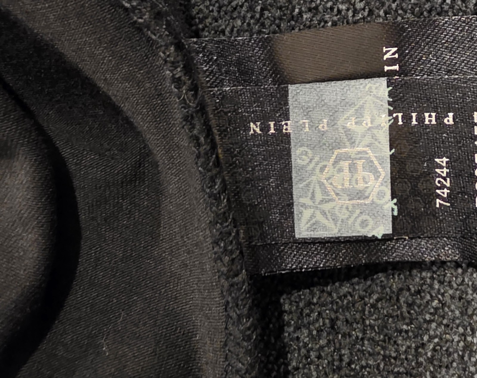 Philipp Plein Teddy, Rhinestone, Black T-shirt Medium, Authentic MSRP $700, Y2K