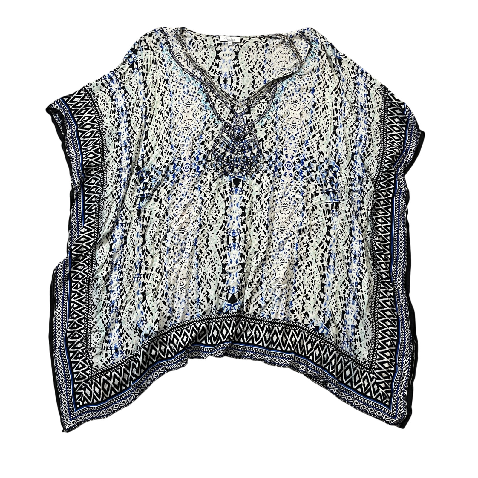 Parker XS Beaded Top Coverup 100% Rayon