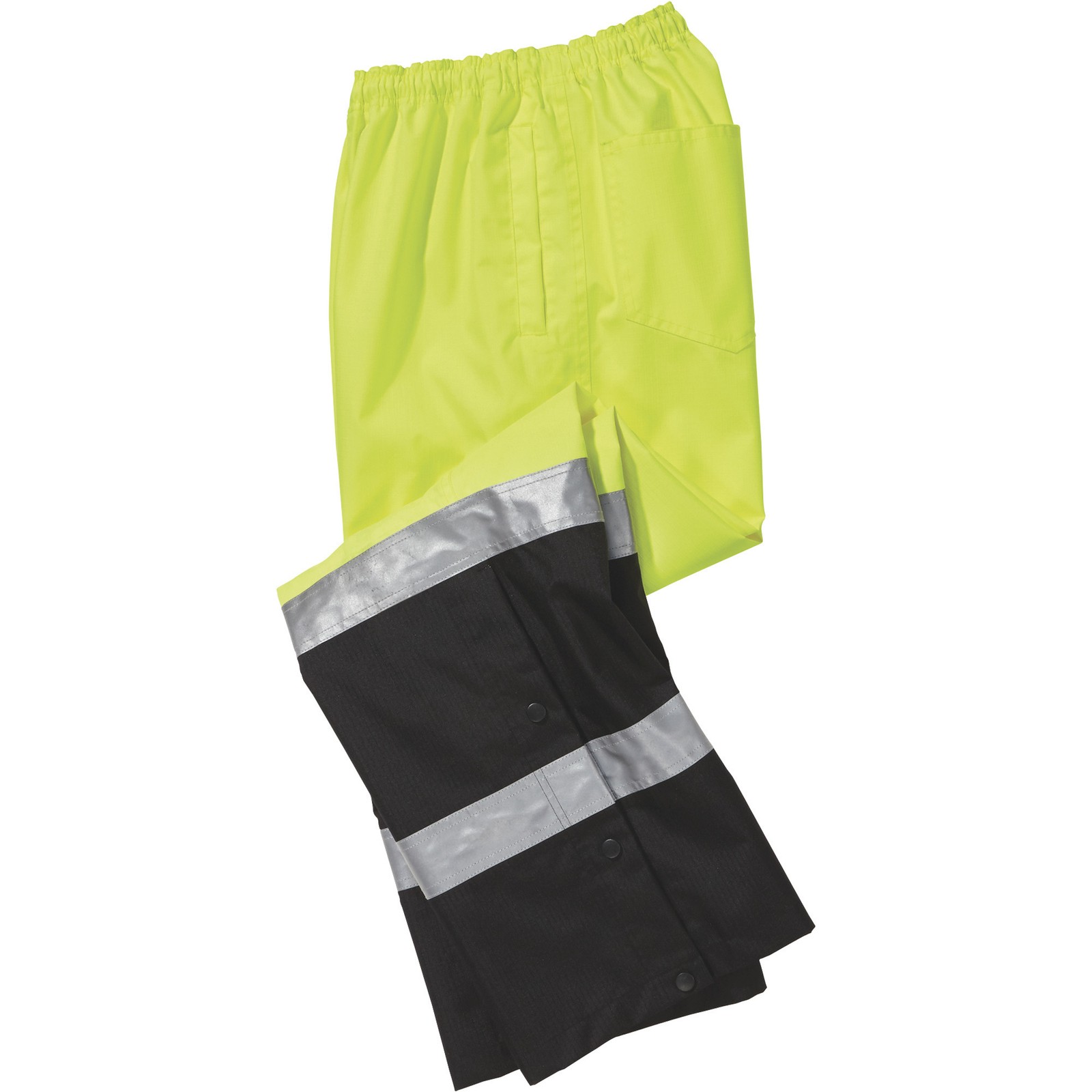 Gravel Gear HV Men’s Type E High Visibility 300 Denier Ripstop Rain Pants,