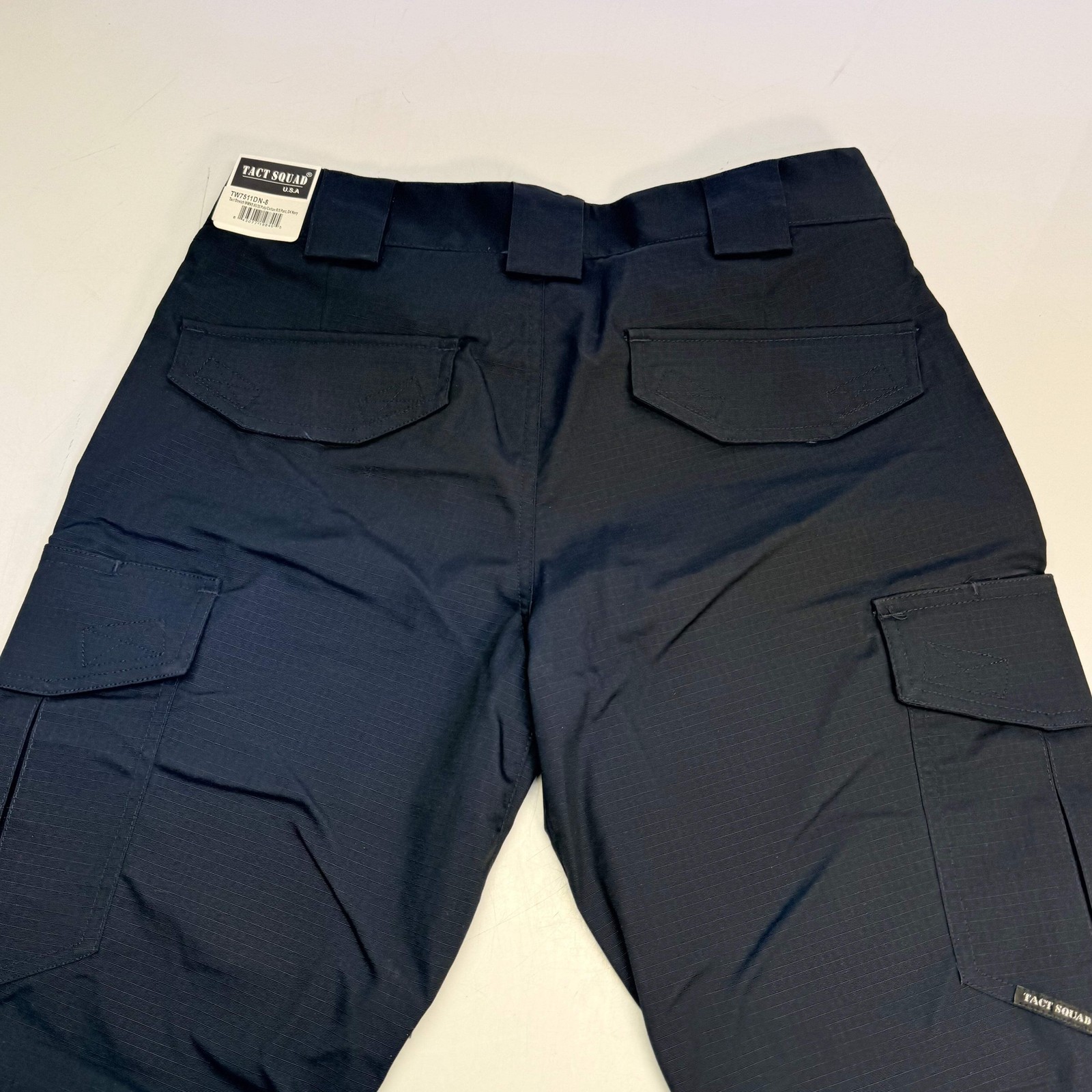 TACT SQUAD Tact Stretch Mini Ripstop Trouser Poly/Cotton Men’s Sz 40 Dk Navy T75