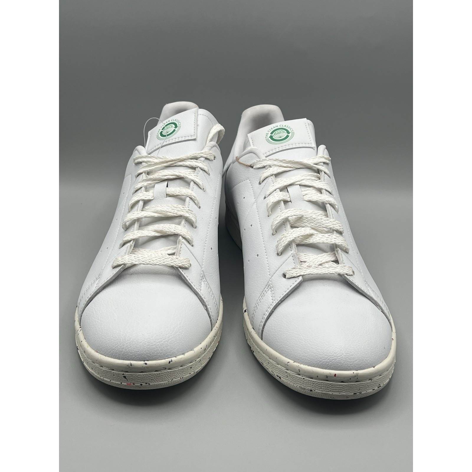 Adidas Stan Smith Vegan Clean Classic White Beige Shoes – Men’s Size 14 NEW