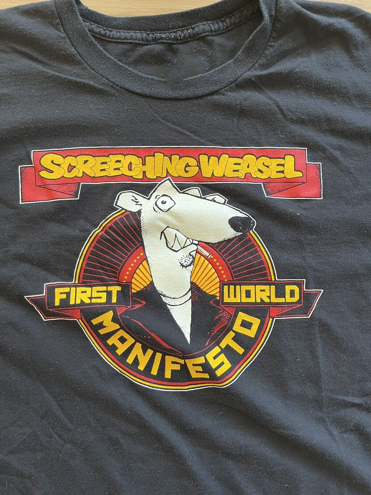 Screeching Weasel First World Manifesto Unisex T-Shirt All Size ZA161