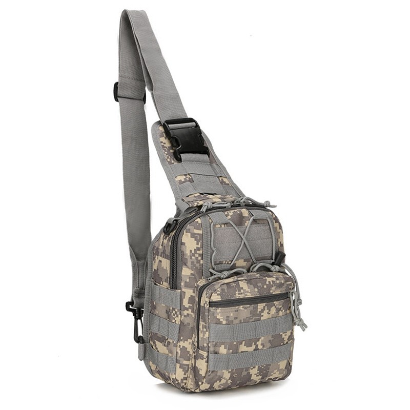 Tactical Shoulder Bag 800D Waterproof Oxford Small Chest Bag Outdoor Sports