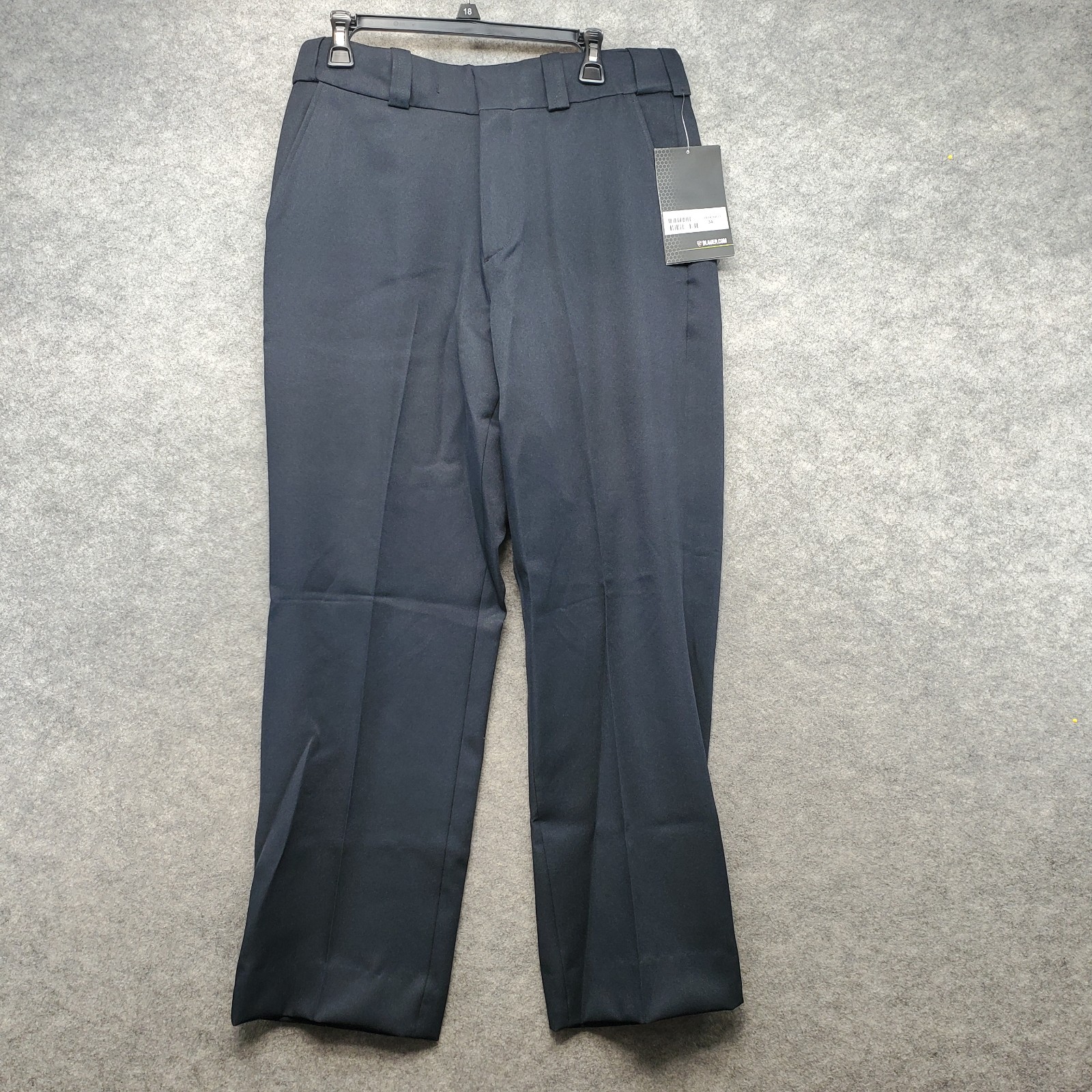 NWT Blauer Pants Men’s Size 34 Reg Navy Blue 4 Pocket Polyester Trouser 8650T