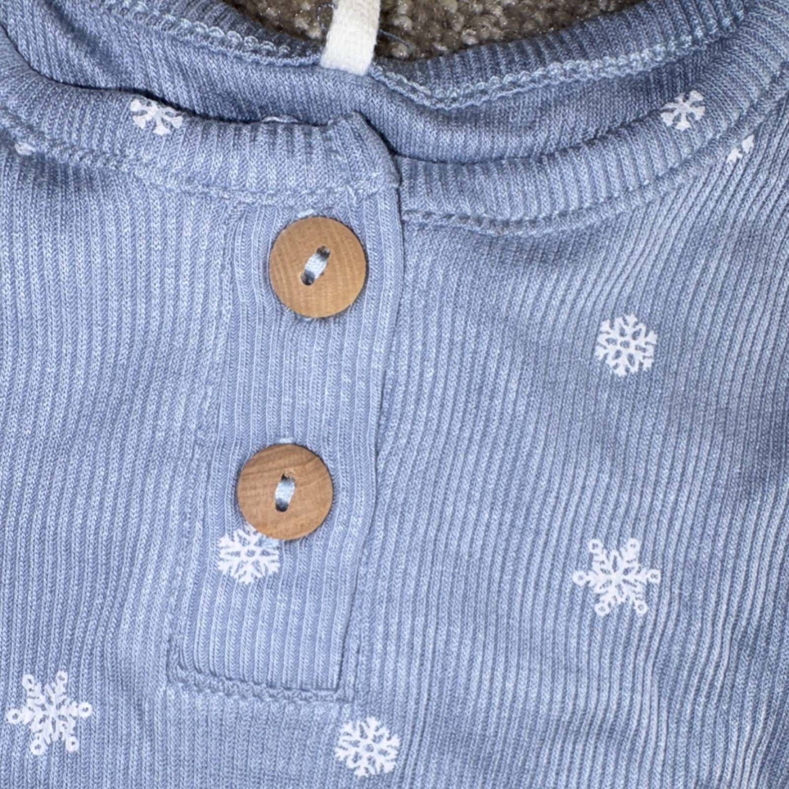 Pouf Snowflake Blue Pajama Set Unisex Baby & Toddler 4T 95% Cotton 5% Spandex