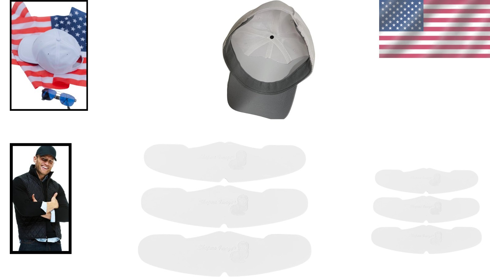 Lightweight EVA Foam Crown Inserts – 3 Pack for Fitted & Snapback Baseball Caps