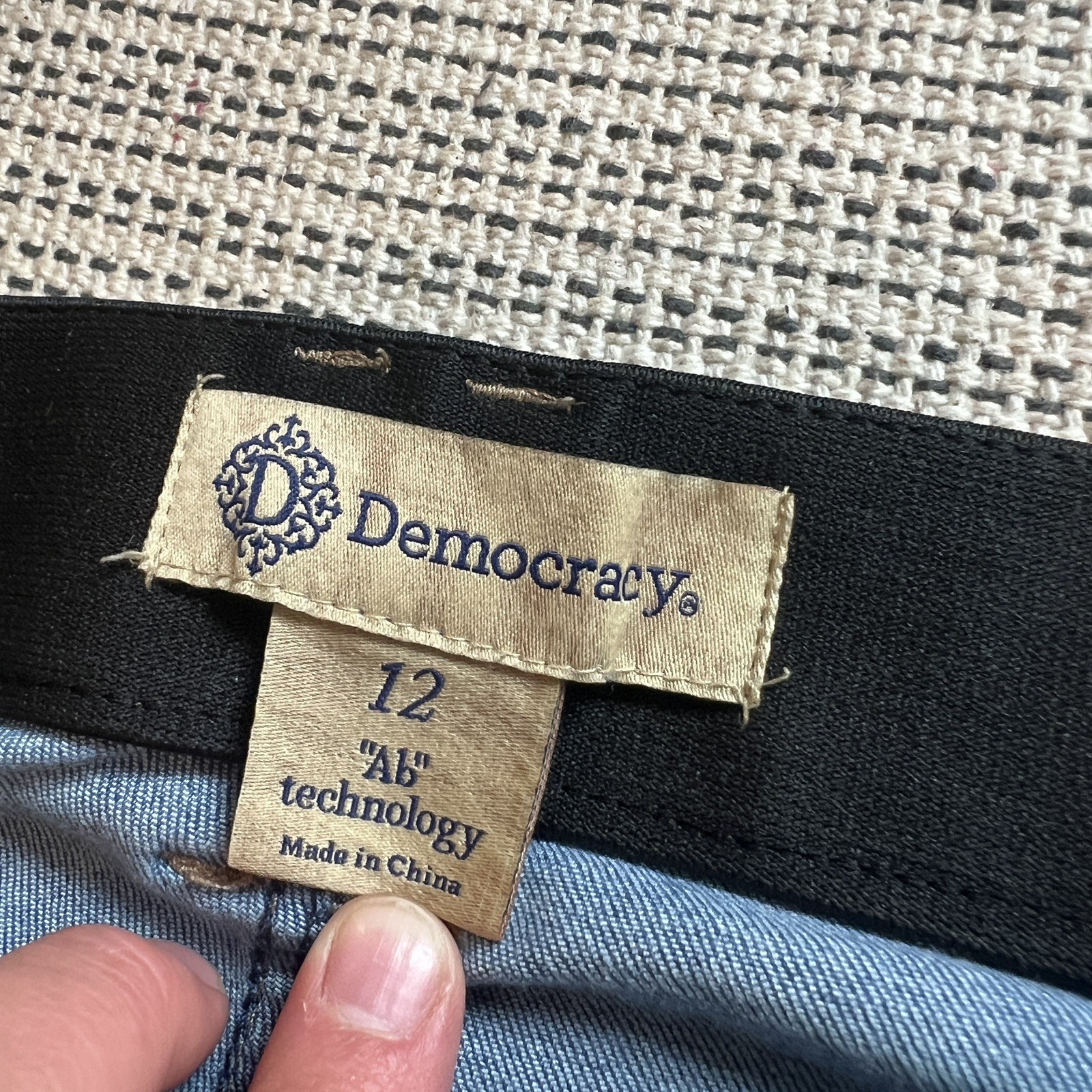Democracy Jeans 12 Ab Technology Wide Leg High Rise Stretch Comfort