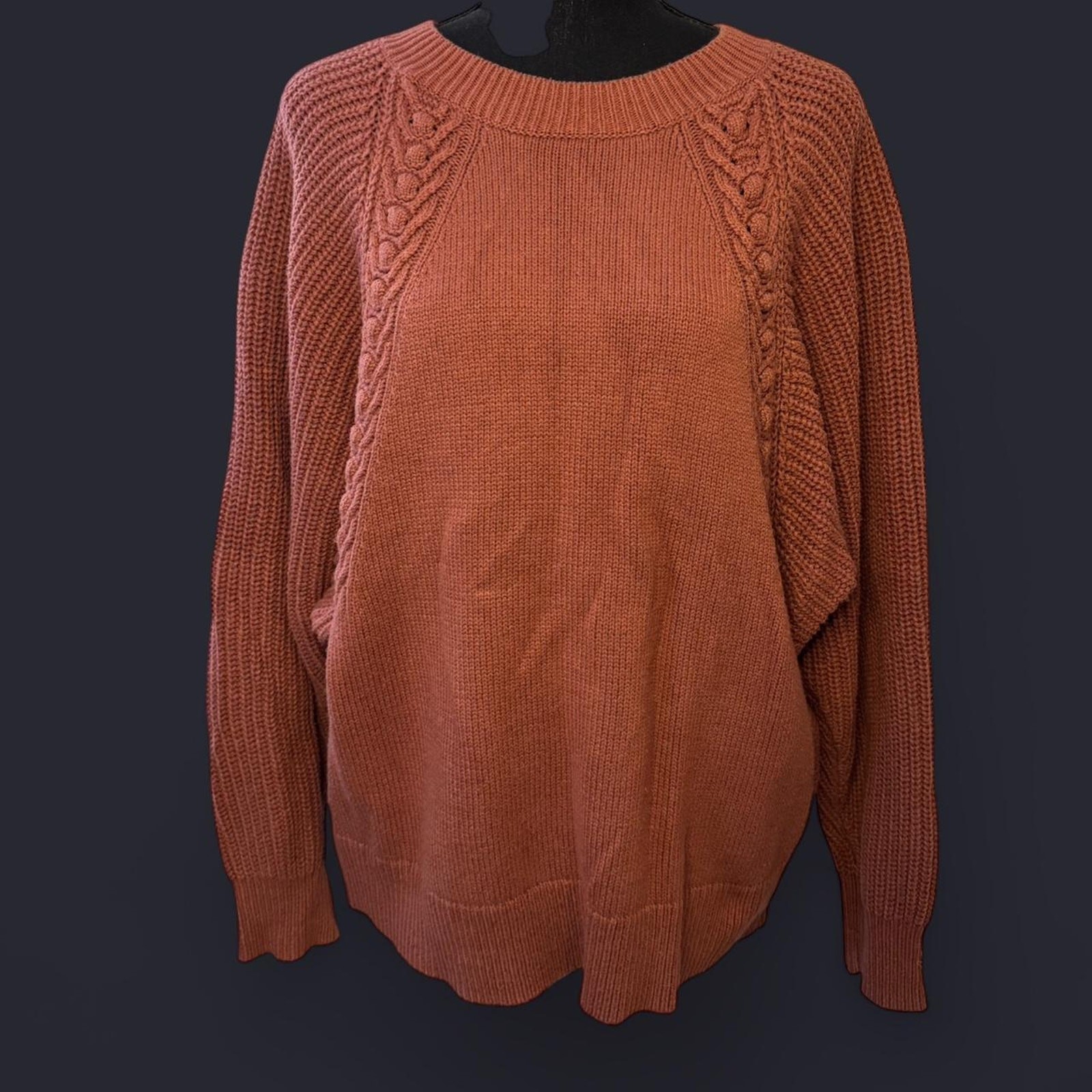 Simply vera wang orange sweater