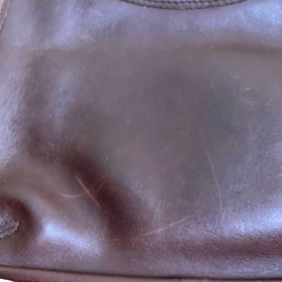 Vintage Old Coach 9020 Brown Leather Ergo Bag Womens Handbag VTG Made in USA