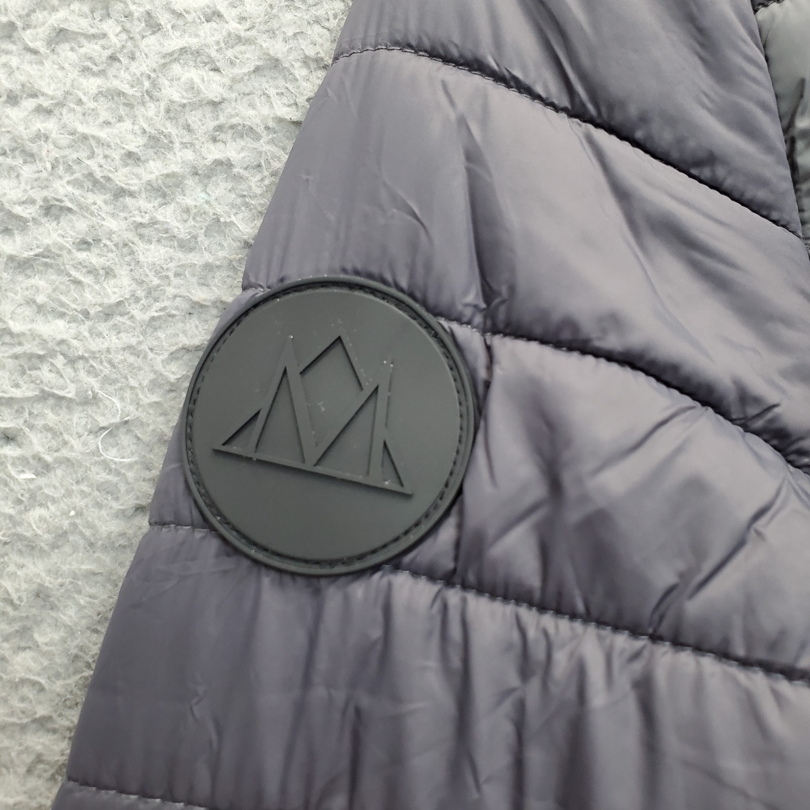 Mountain Horse Puffer Jacket Women Small Multi Quilted Hooded Long Sleeve Zip-Up