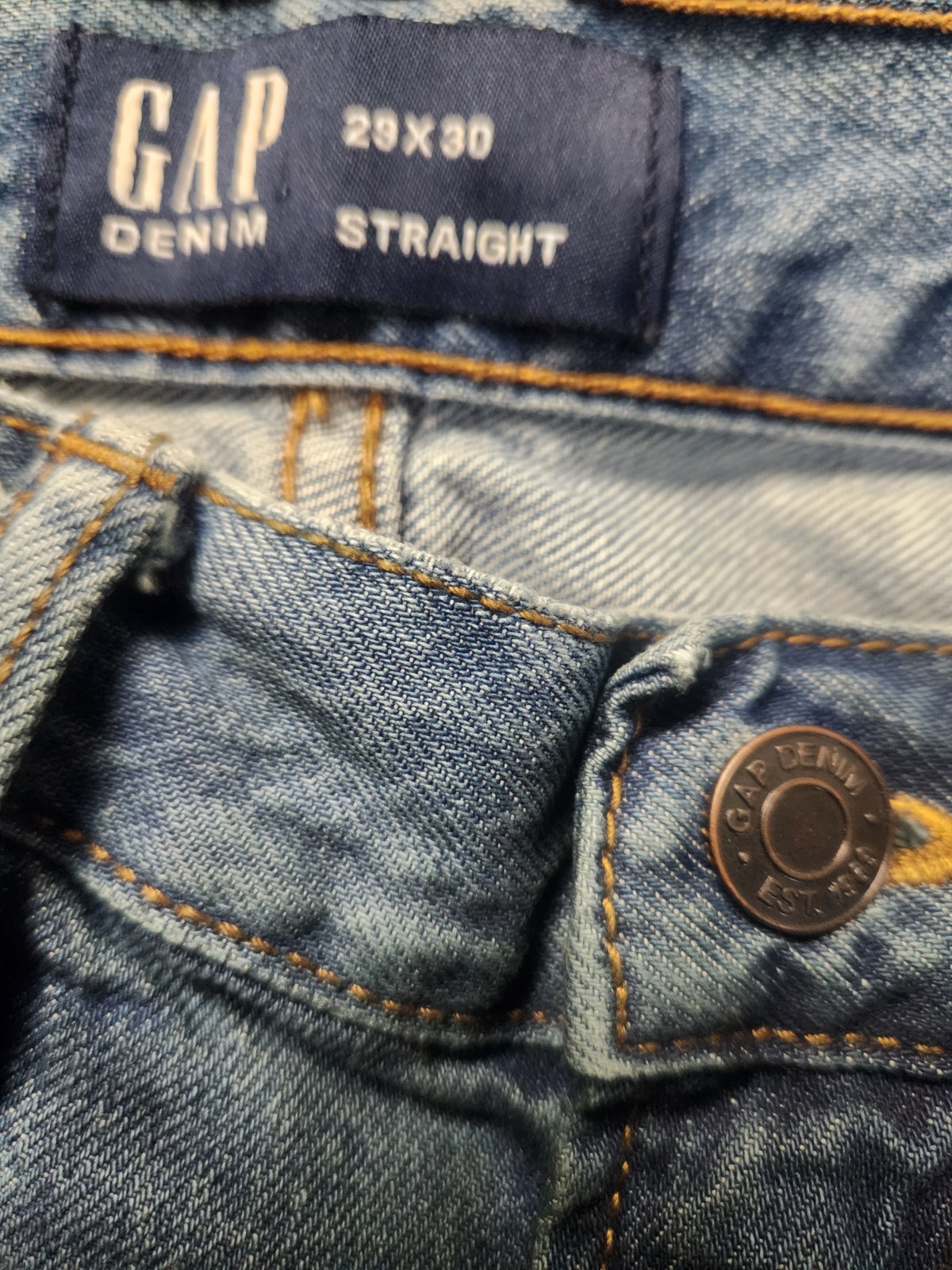 Gap Men’s Straight Jeans Size 29/30