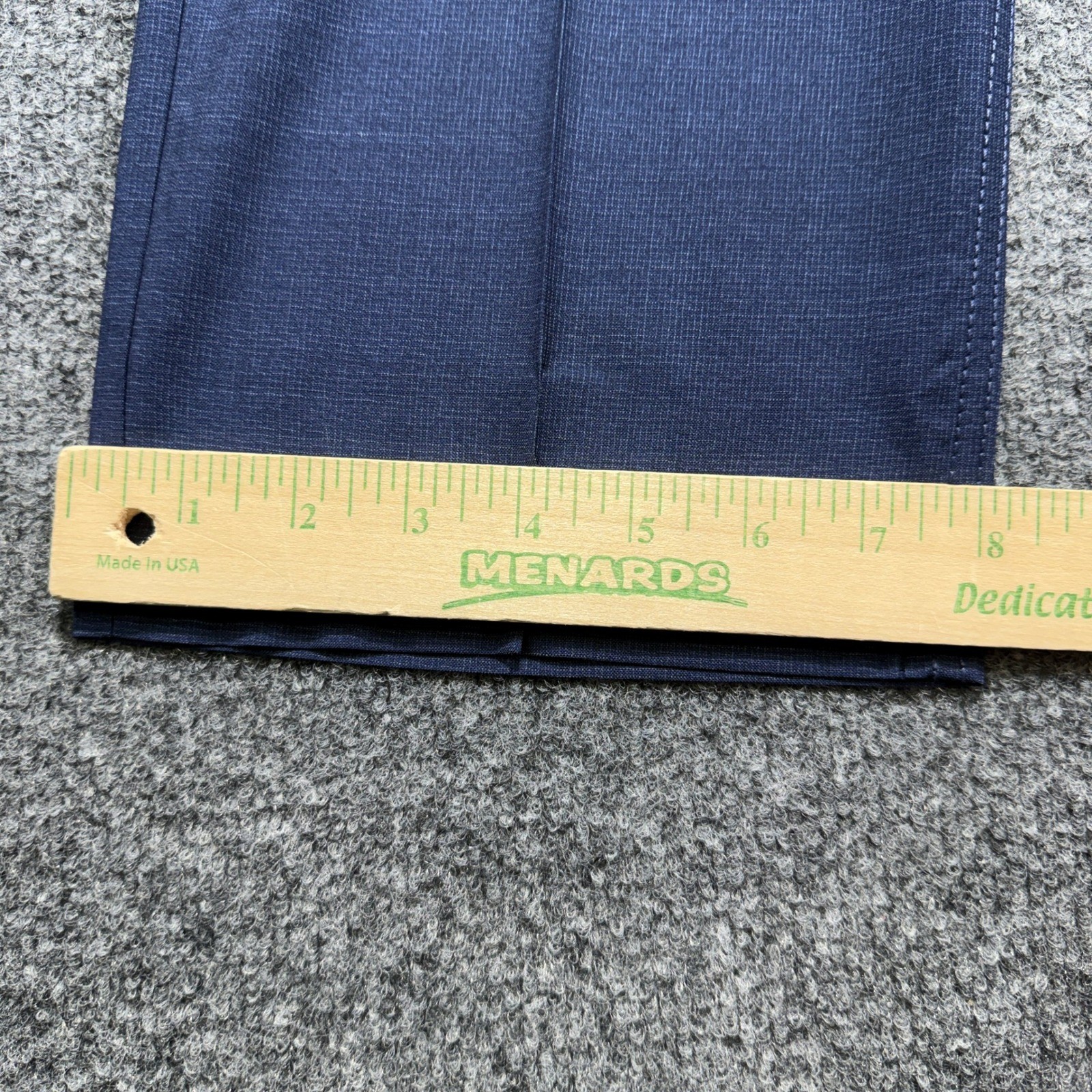 Brax Cooper Fancy Trousers Mens 35×30 Blue Virgin Wool Regular Fit Five Pocket