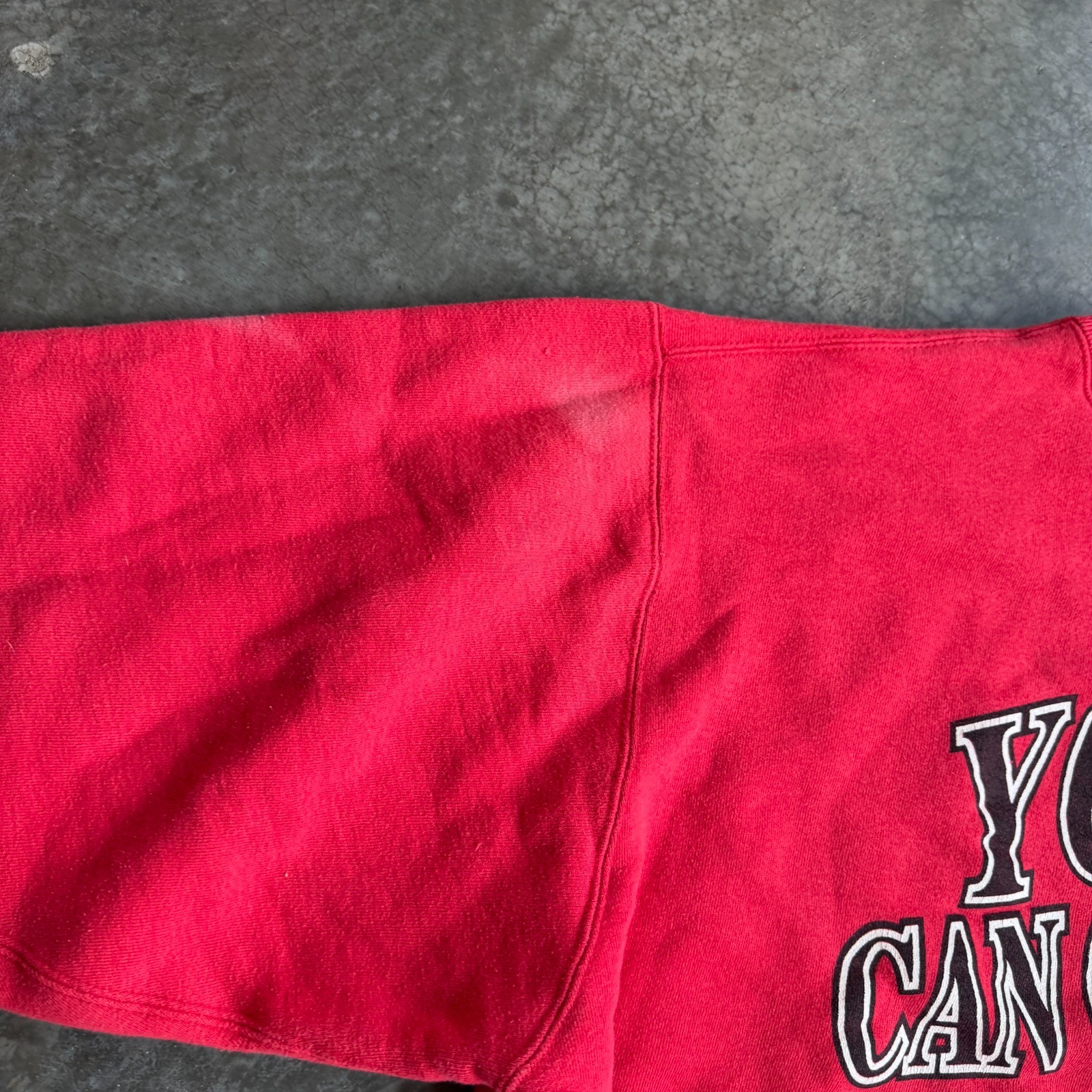 Vintage 90s ‘You Can Count on Me’ Graphic Sweatshirt Heavyweight Logo 7 Mens XL