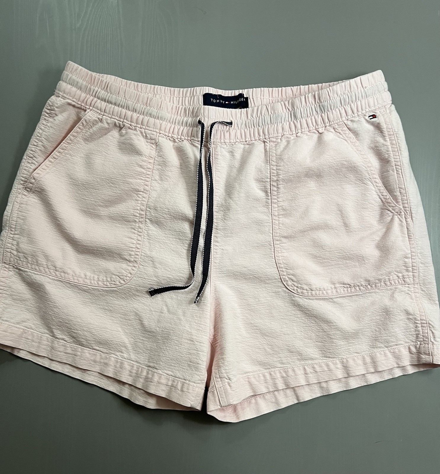 Tommy Hilfiger Women’s Shorts, Red And Light Pink, Size M