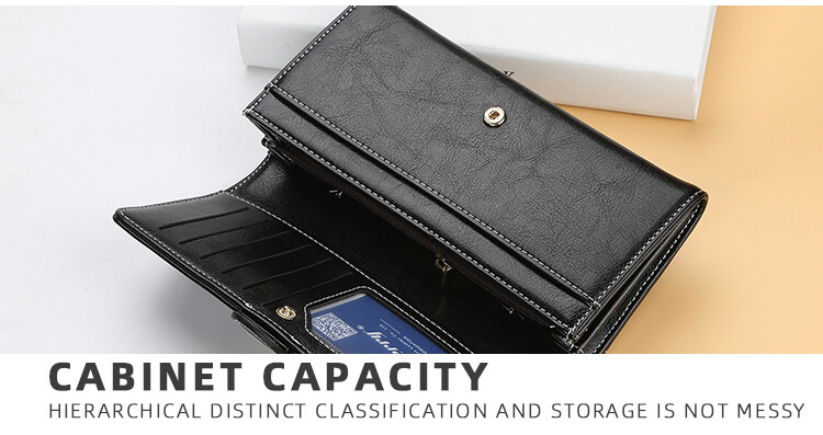 Money Manager Women’s Wallet Clutch Organizer Phone Card Holder with Hasp Gifts