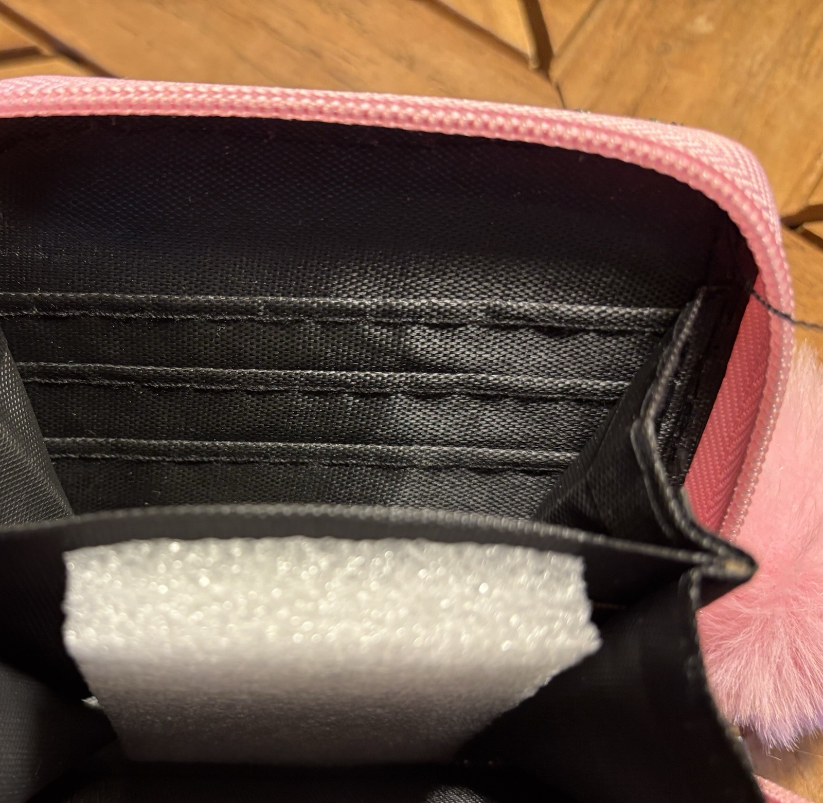 NWT Glitter Wallet Silver Gold Pink Girls Pom Pom Special Occasion