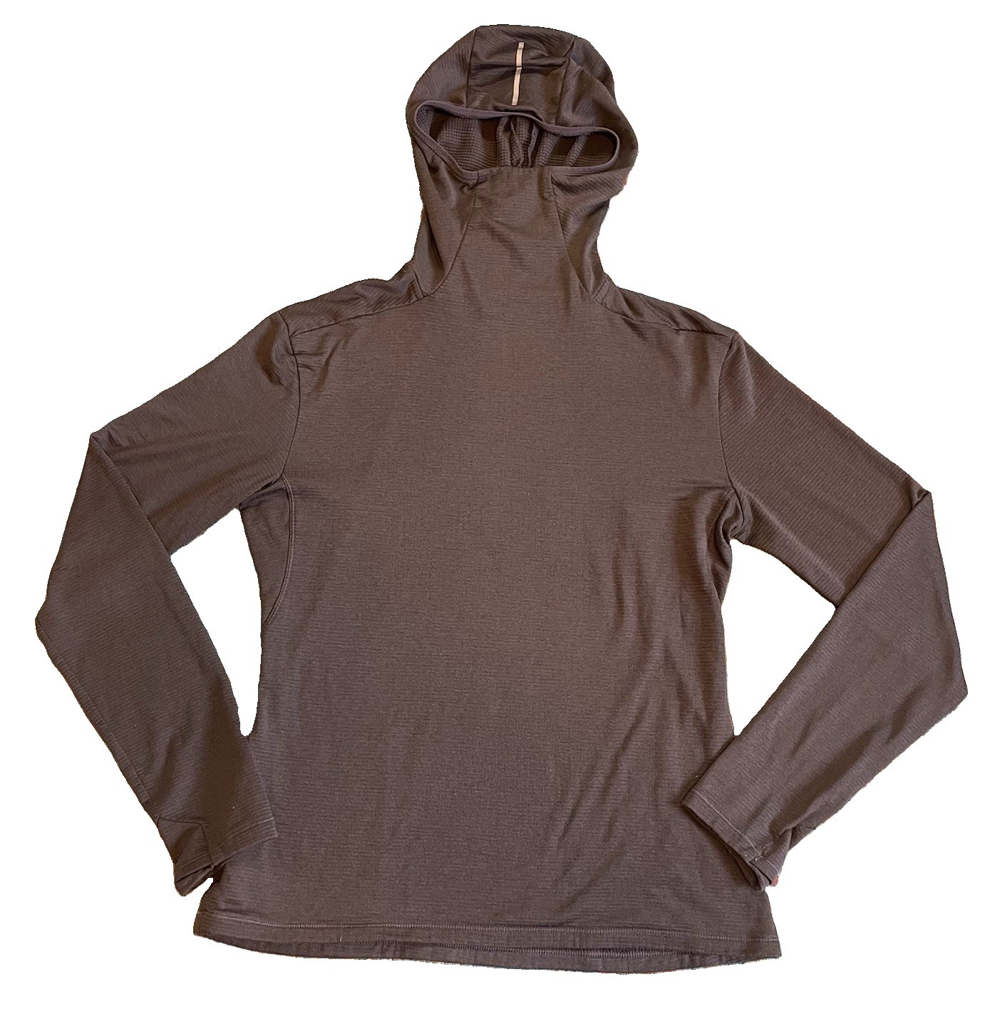 REI Women’s M Brown Hooded Long Sleeve M Base layer Top-E