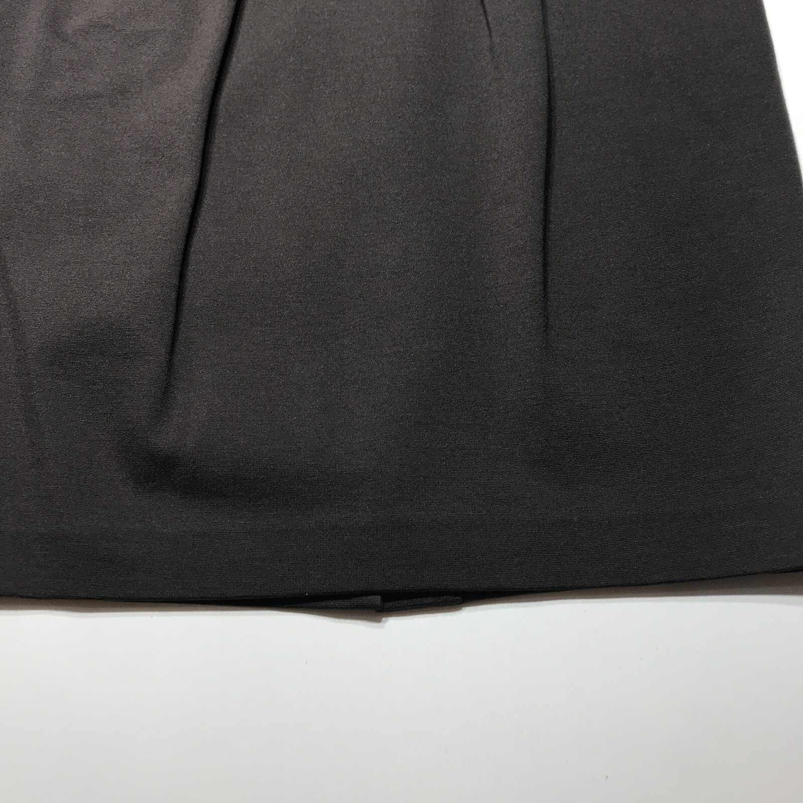 Premise Skirt Womens Size 4 Brown Ponte Pleated Button Tab Waist Pockets Career