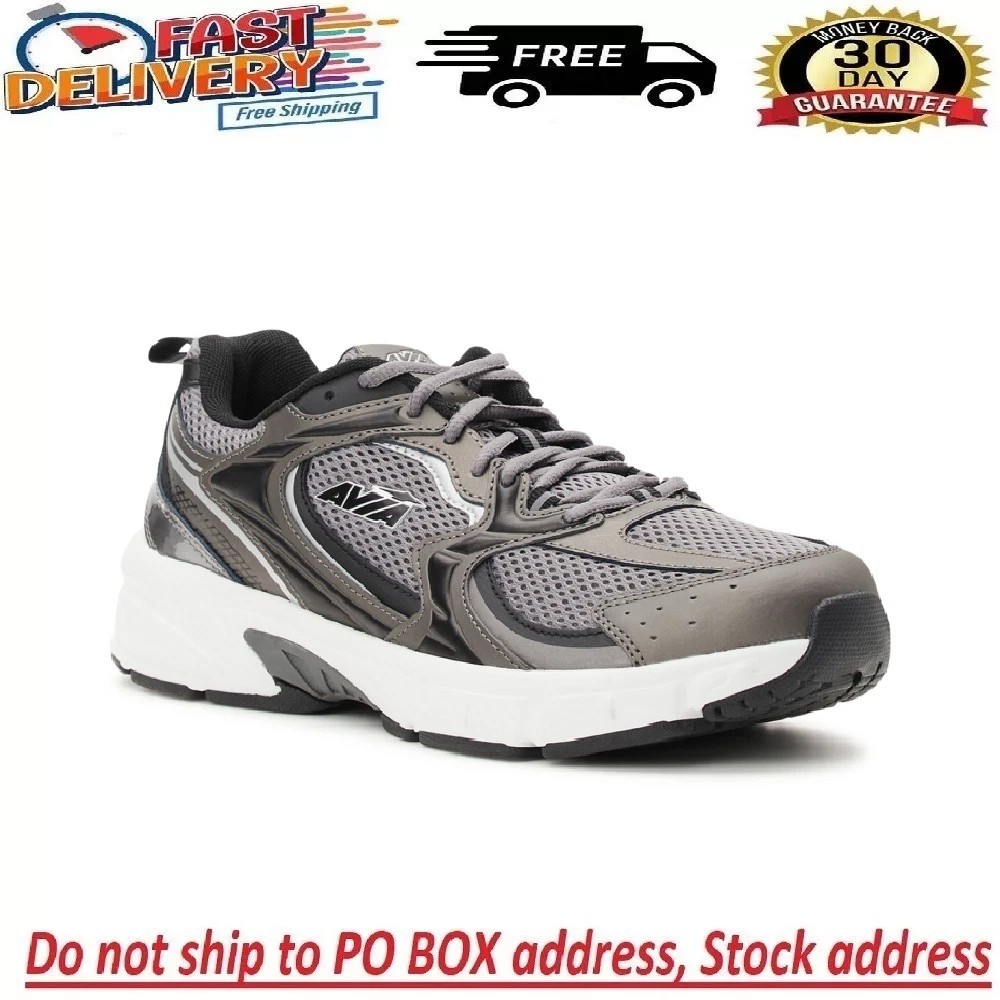 Avia Men’s 5000 Athletic Performance Running Shoes Gray Medium Width Size 8-13