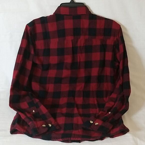 Hobbs Creek Red and Black Buffalo Plaid Shirt Size S