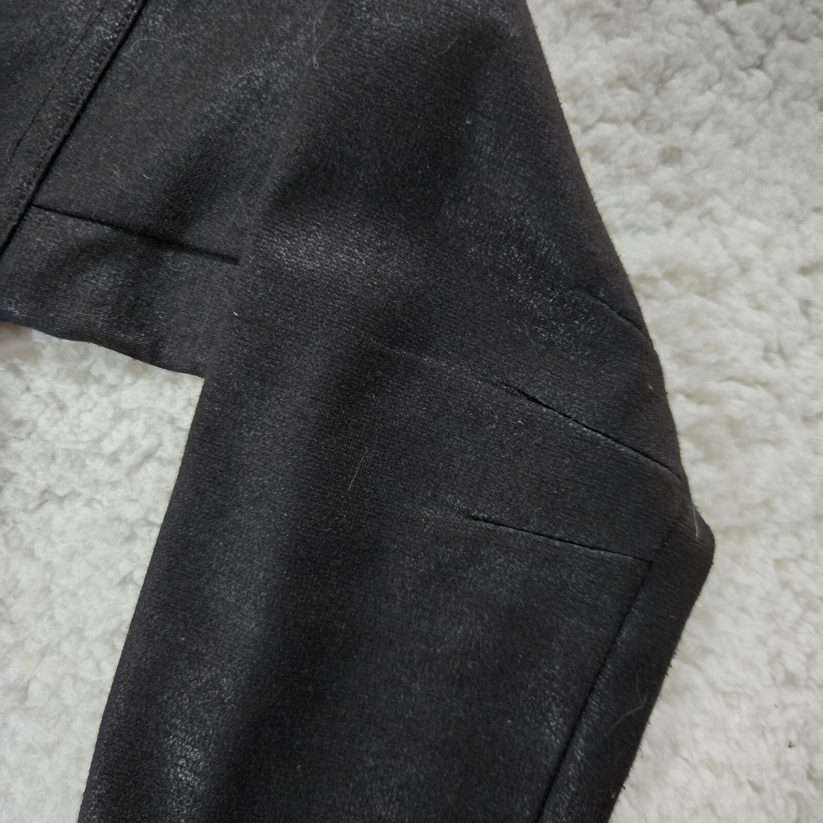 Harley Davidson Jacket Womens Medium Black Motorcycle Illusion Leather Moto