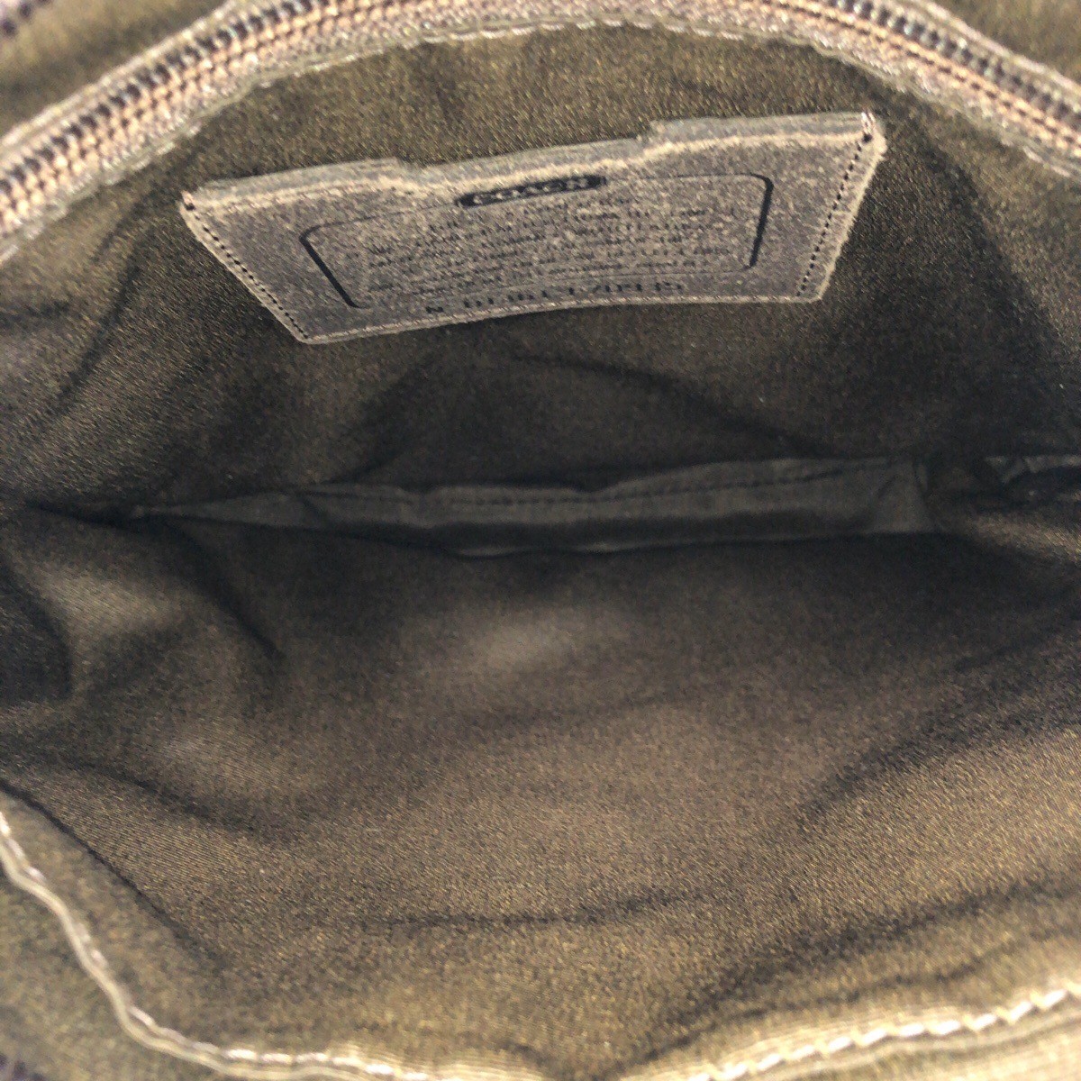 COACH Camden Tatta sole F70935 Shoulder Bag Dark Brown SilverHardware canvas
