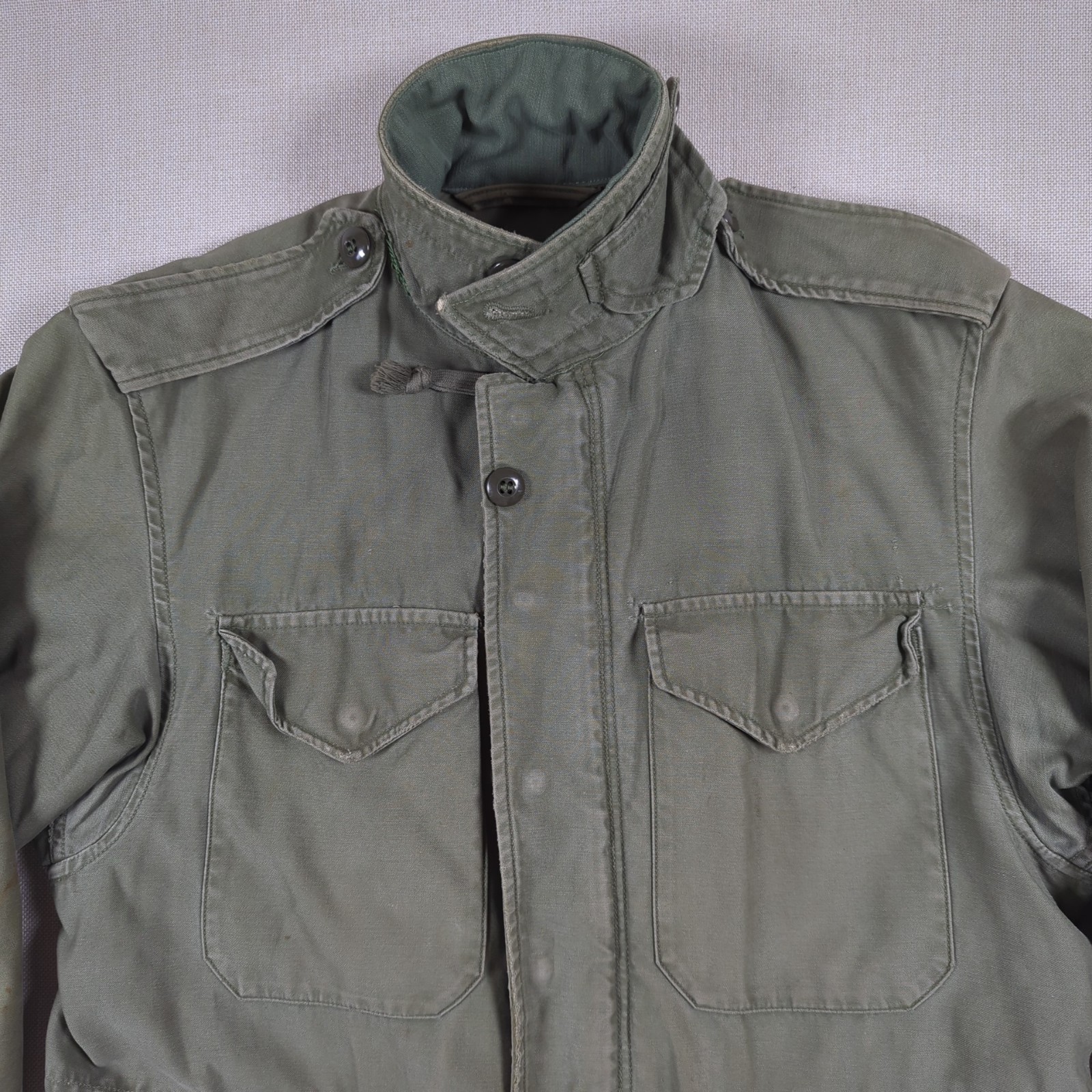 VTG 50s US Army M-51 Field Jacket Small OG-107 Green Distressed Korean War