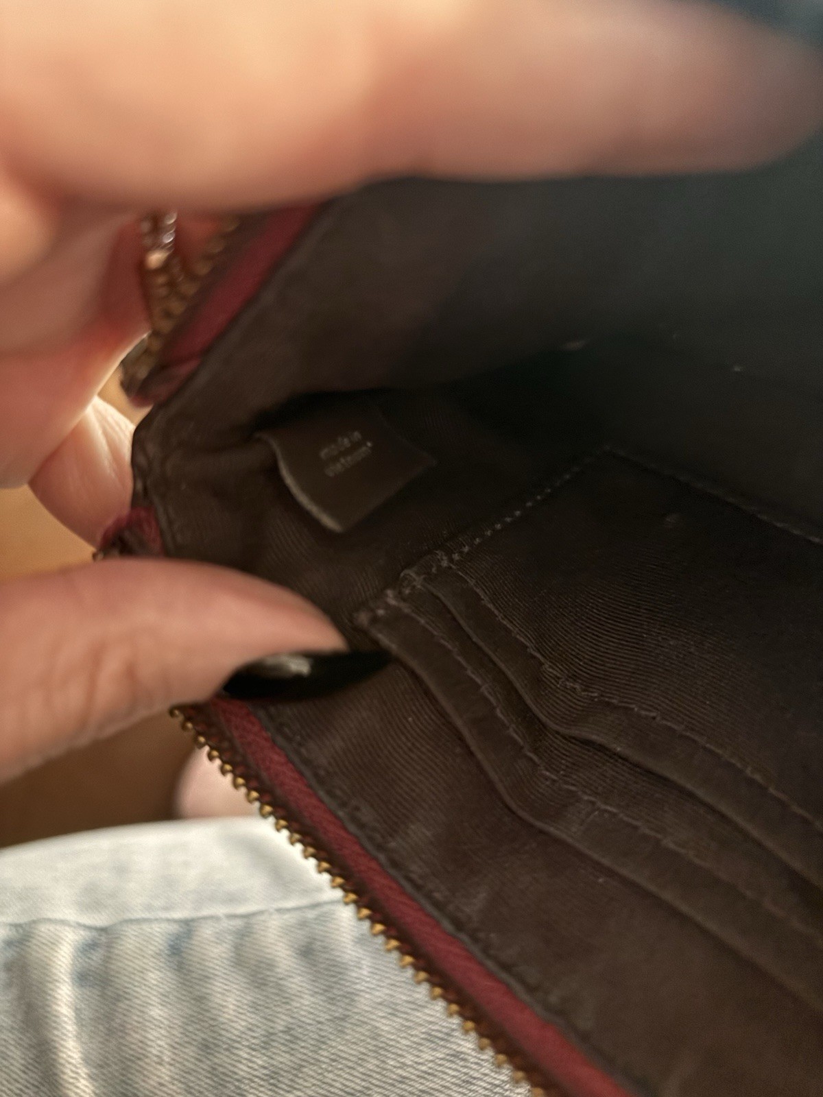 Coach Pink Zip-Around Wristlet Wallet w/ Wrist Strap Logo Credit Card Slots