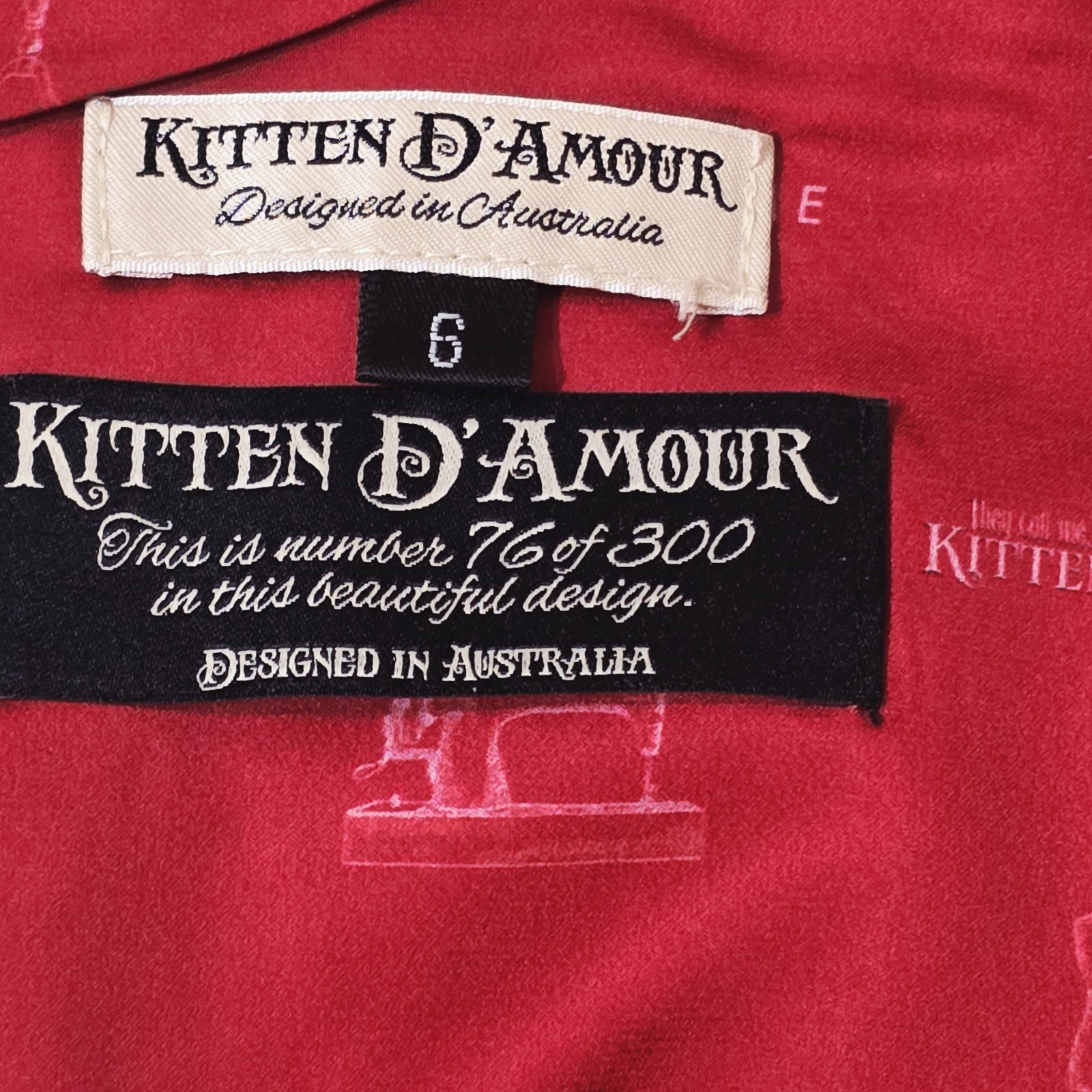 Kitten D’Amour A Stitch In Time Limited Edition 76/ 300 Brocade Retro Dress 6