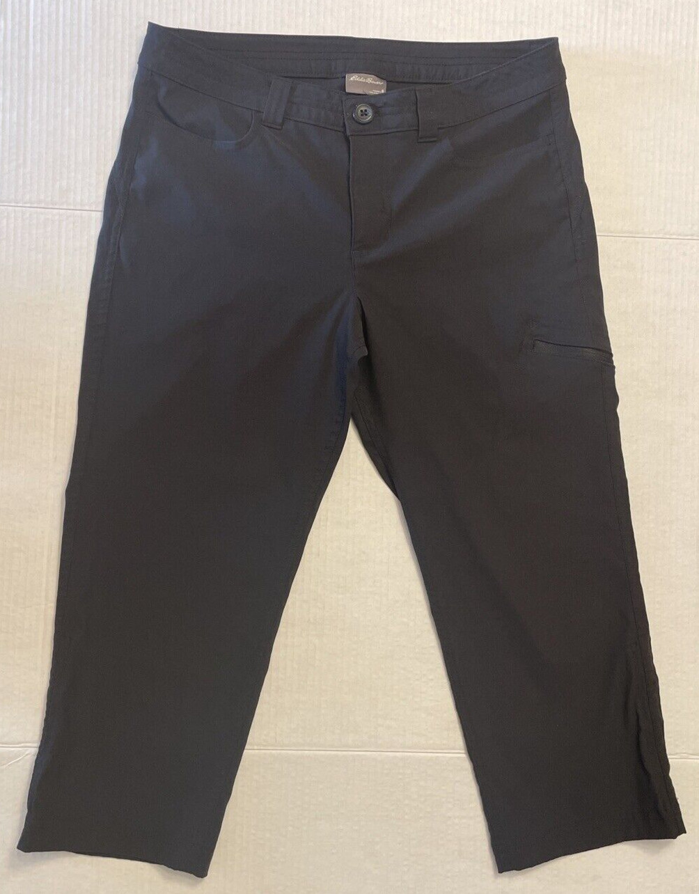Eddie Bauer Rainier Capris Womens 8 Black
