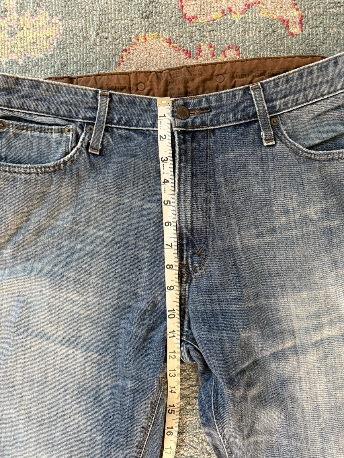 Levi’s Authentics Signature Copper Riveted Men’s Y2K Low Boot Jeans Medium 36×34