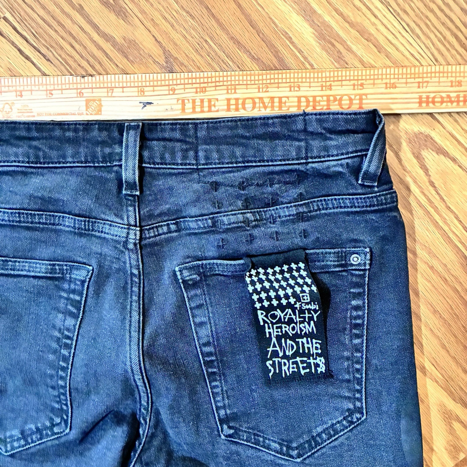 Ksubi mens denim jeans Van Winkle Lock Up Black 32 X 31